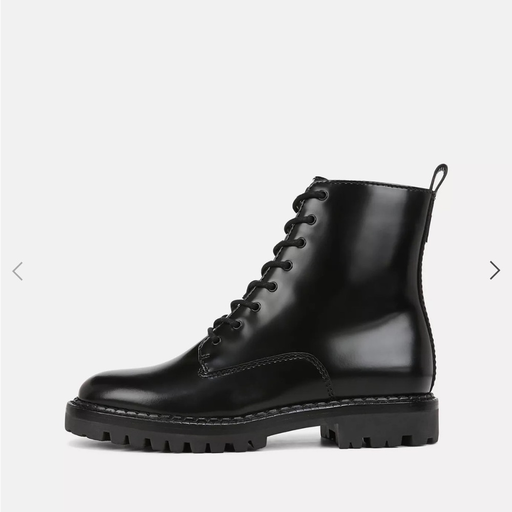 Vince Black Combat Boots